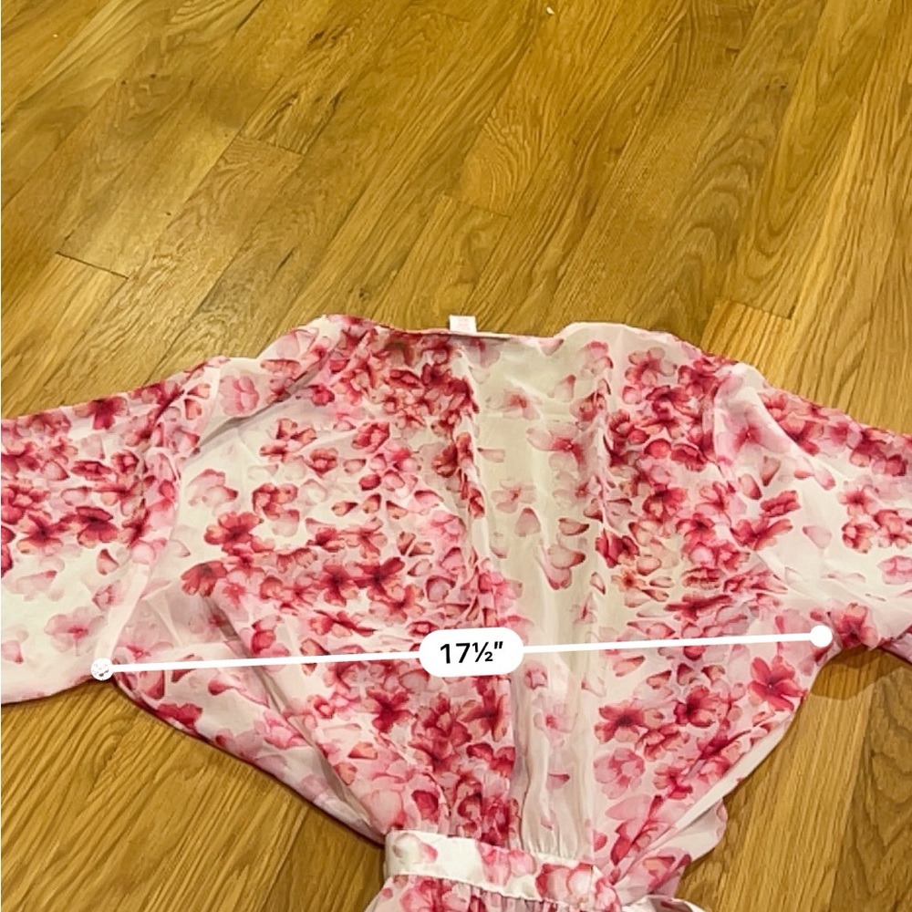 Oscar de la Renta Sheer Pink Robe - Picture 6 of 6
